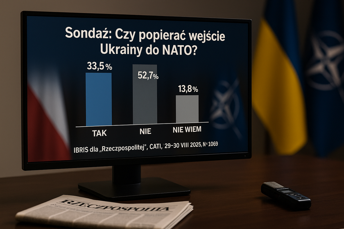 Sondaż dla „Rz”: ponad połowa Polaków uważa, że Polska nie powinna popierać wejścia Ukrainy do NATO