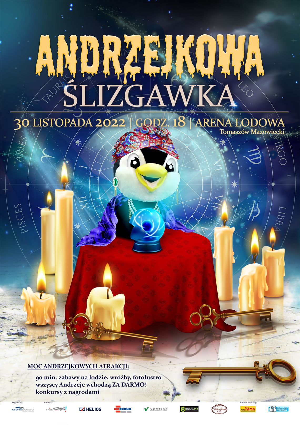 SPĘDŹCIE ANDRZEJKI RAZEM Z ARENĄ LODOWĄ