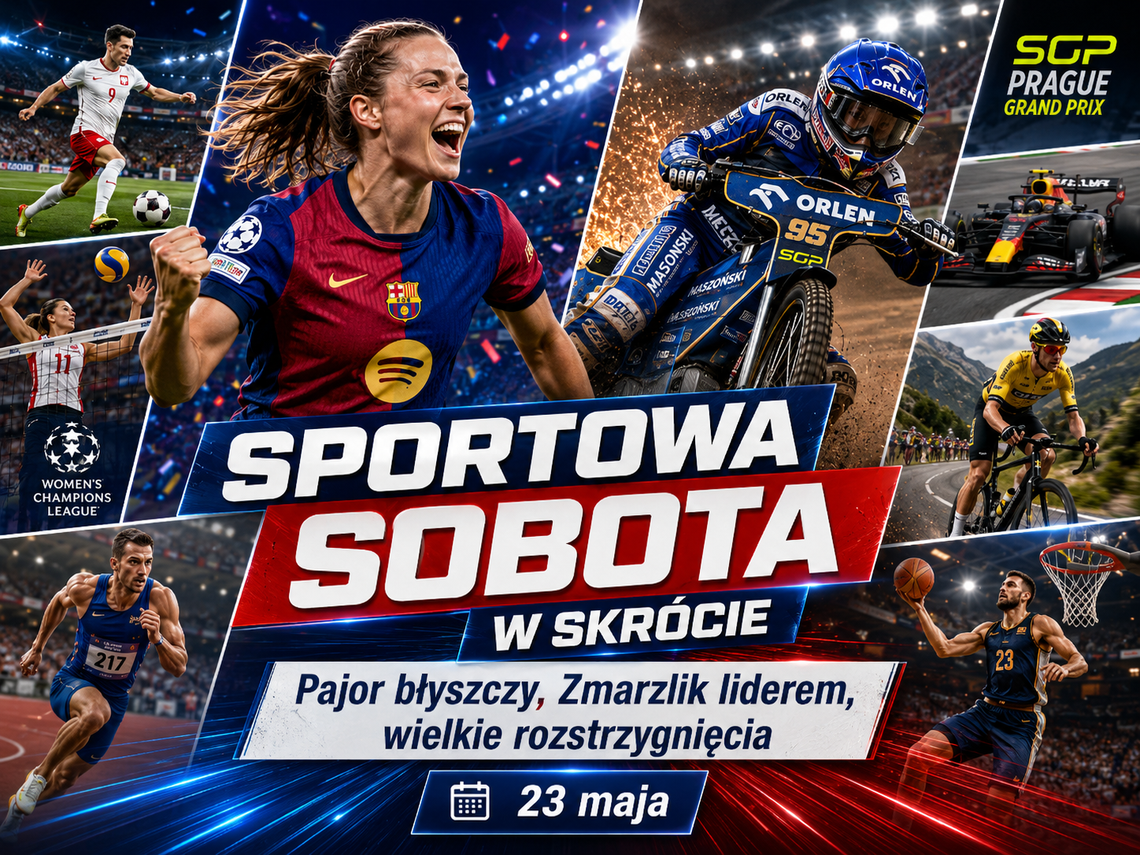 Sportowa sobota w skrócie. Pajor jak królowa finału, Zmarzlik liderem świata, Ekstraklasa zamknęła sezon Sportowa sobota w skrócie. Pajor jak królowa finału, Zmarzlik liderem świata, Ekstraklasa zamknęła sezon