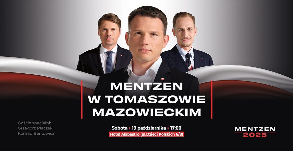 Spotkanie z kandydatem na Prezydenta RP, Sławomirem Mentzenem