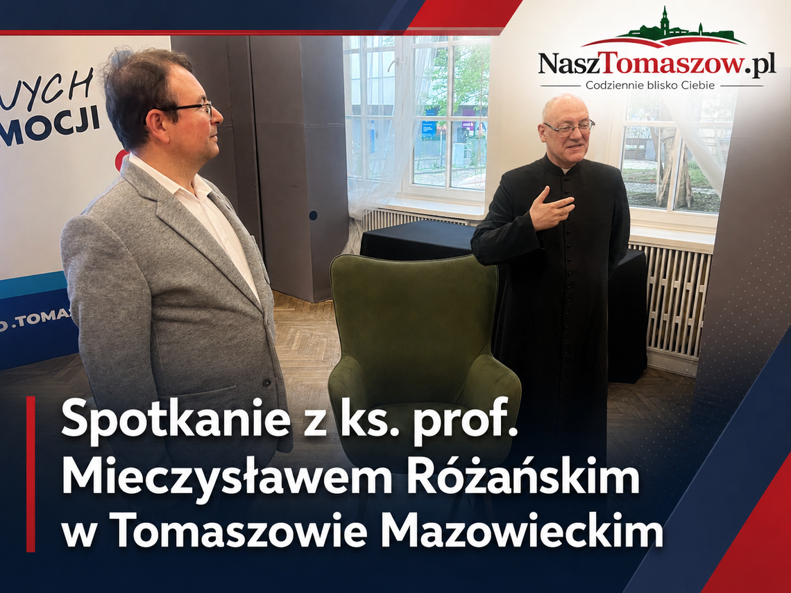 Spotkanie z ks. prof. Mieczysławem Różańskim w Tomaszowie Mazowieckim