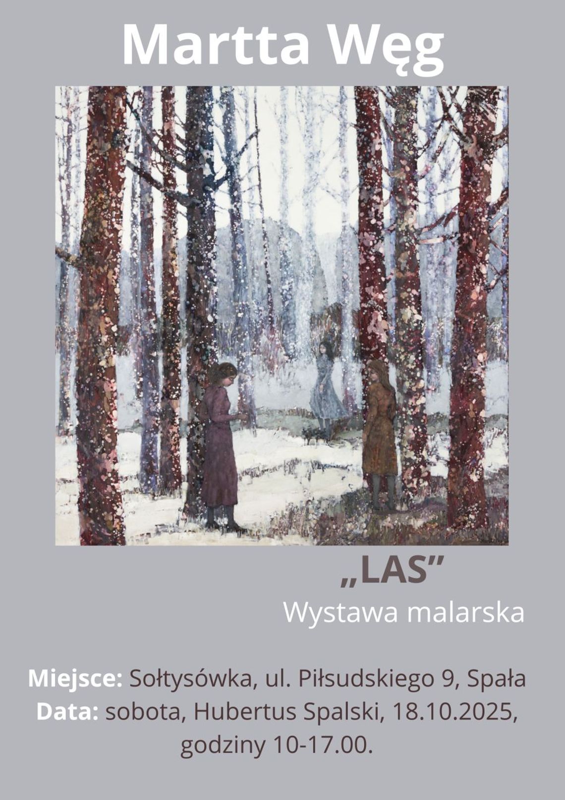 Spotkanie z Marttą Węg w Spale: cykl „LAS” podczas Spalskiego Hubertusa Spotkanie z Marttą Węg w Spale: cykl „LAS” podczas Spalskiego Hubertusa