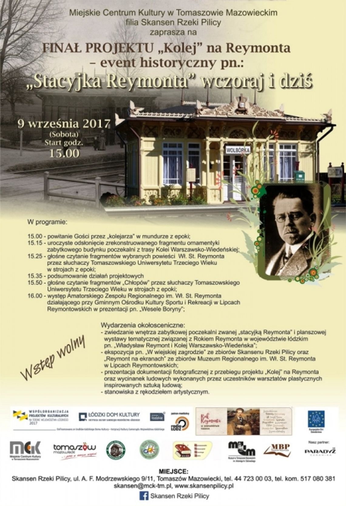 Spotkanie z twórczością Wł. St. Reymonta w Skansenie Rzeki Pilicy