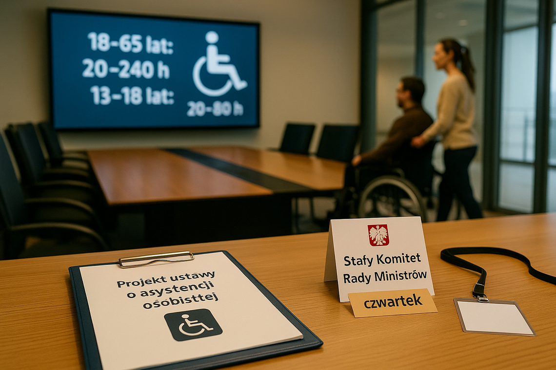 Stały Komitet Rady Ministrów zajmie się projektem ustawy o asystencji osobistej Stały Komitet Rady Ministrów zajmie się projektem ustawy o asystencji osobistej