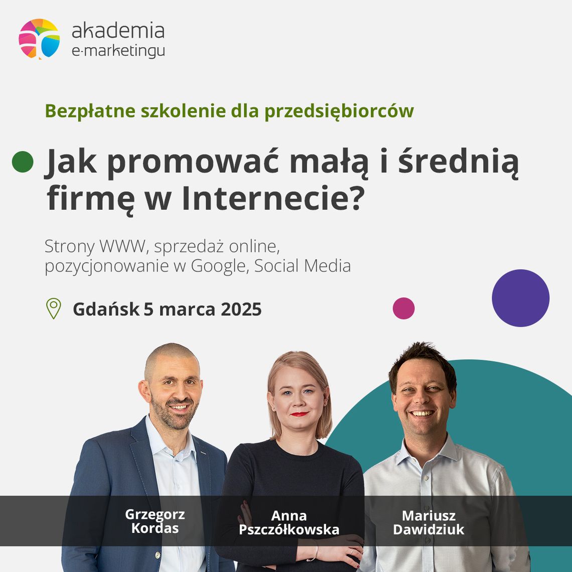 Startuje kolejna odsłona Akademii e-marketingu, która od 13 lat z sukcesem edukuje i inspiruje małych i średnich przedsiębiorców do rozwoju własnych biznesów