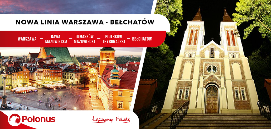Startuje nowa linia z Warszawy do Tomaszowa Mazowieckiego!