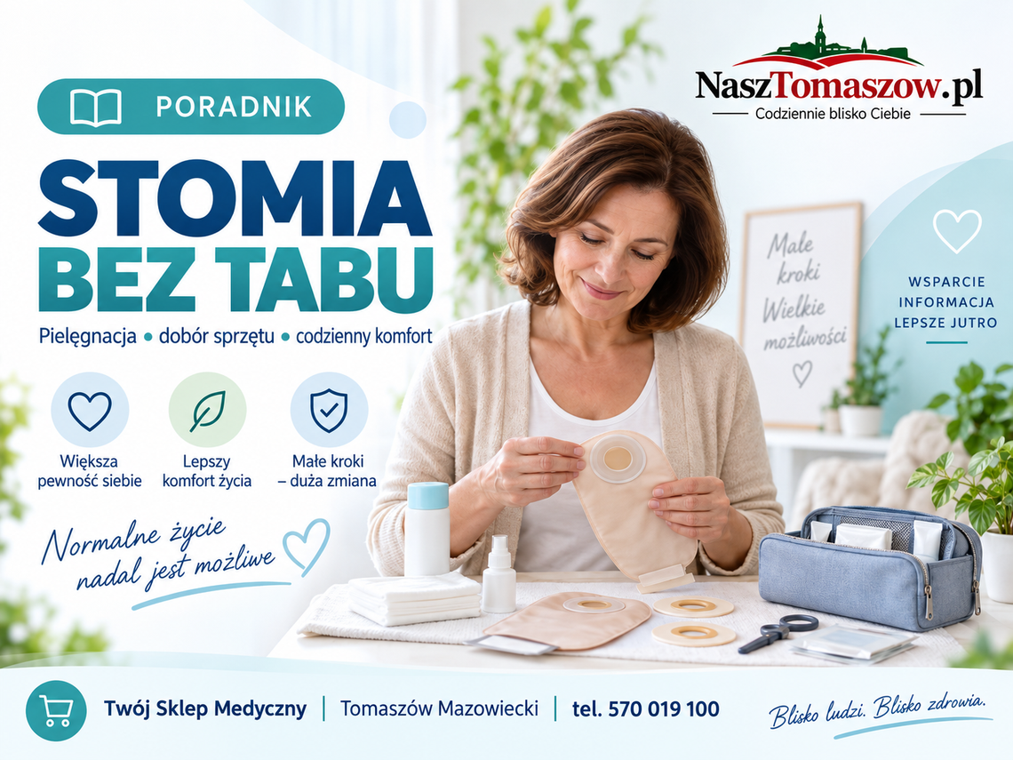 Stomia bez tabu. Jak pielęgnować skórę i dobrać właściwy sprzęt? Stomia bez tabu. Jak pielęgnować skórę i dobrać właściwy sprzęt?