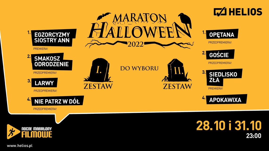 Strach ma wielki ekran! Nadchodzi Maraton Halloween w kinach Helios