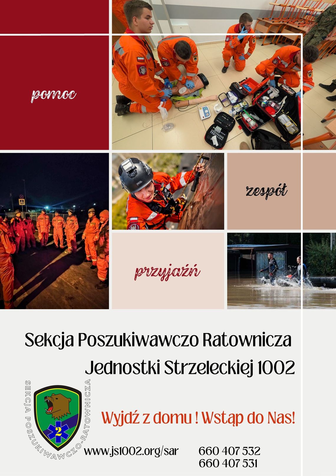 Strażnicy życia i nadziei – Sekcja Poszukiwawczo-Ratownicza JS 1002 Strażnicy życia i nadziei – Sekcja Poszukiwawczo-Ratownicza JS 1002