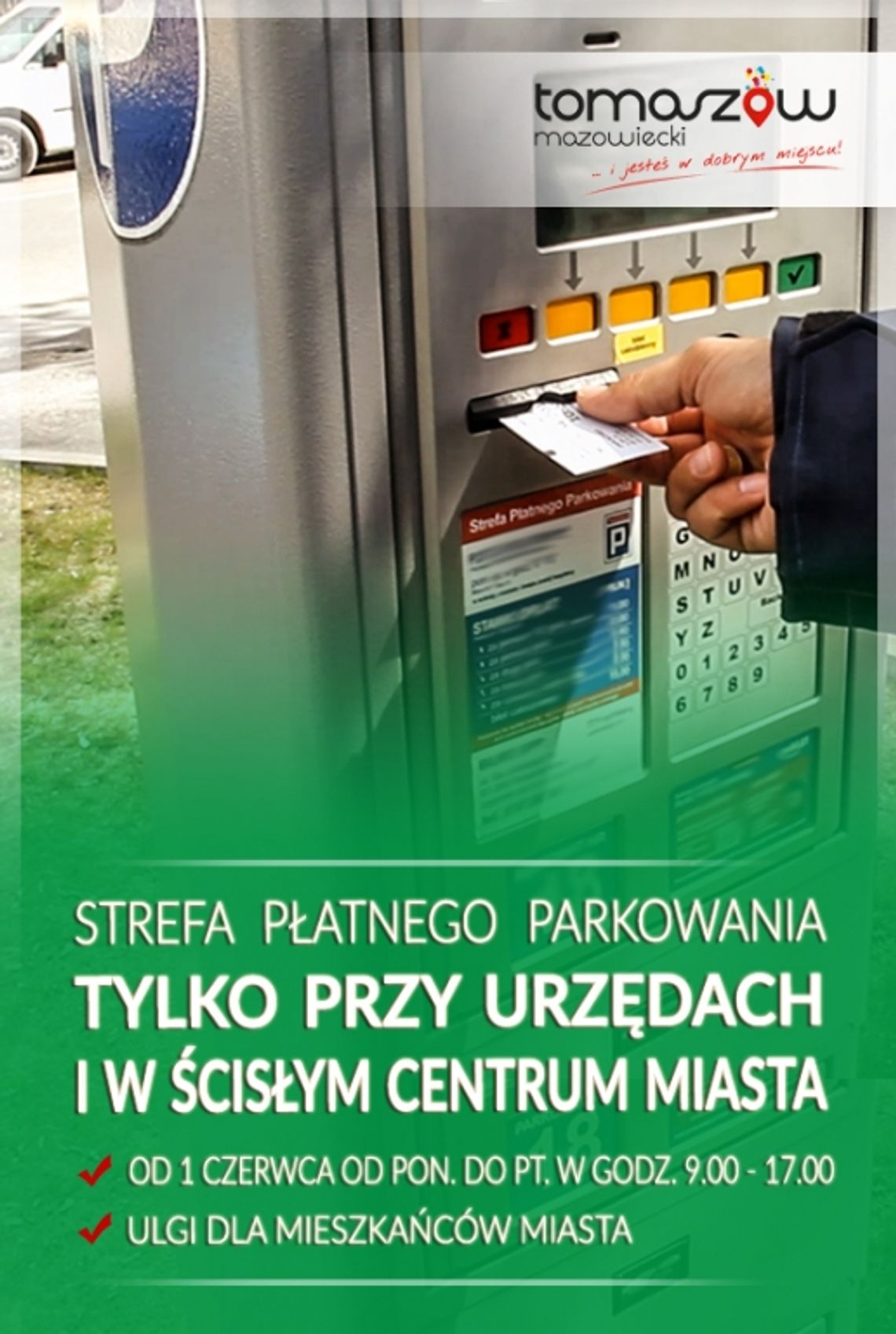 Strefa Płatnego Parkowania tylko przy urzędach i w centrum