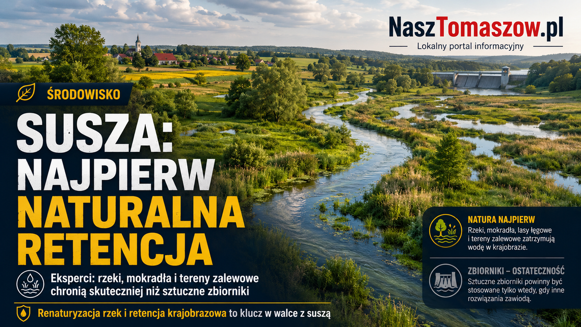Susza/ Eksperci: w pierwszej kolejności należy wspierać naturalną retencję Susza/ Eksperci: w pierwszej kolejności należy wspierać naturalną retencję