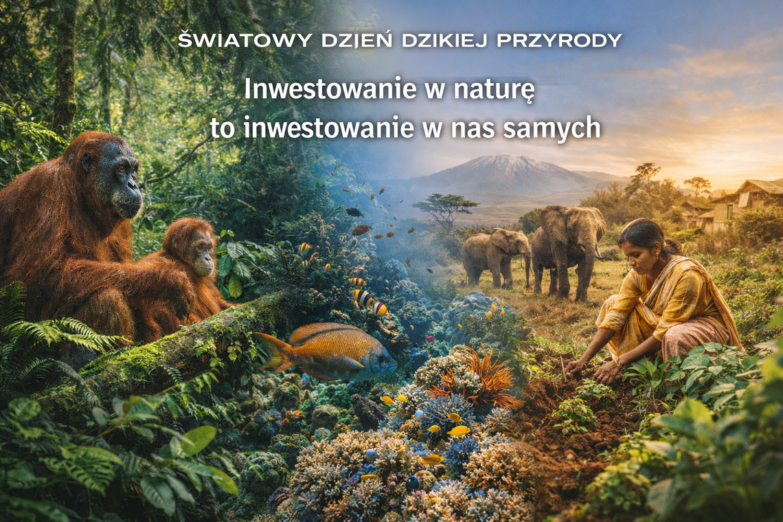 Światowy Dzień Dzikiej Przyrody 2025. Inwestycja w naturę to inwestycja w nas samych Światowy Dzień Dzikiej Przyrody 2025. Inwestycja w naturę to inwestycja w nas samych