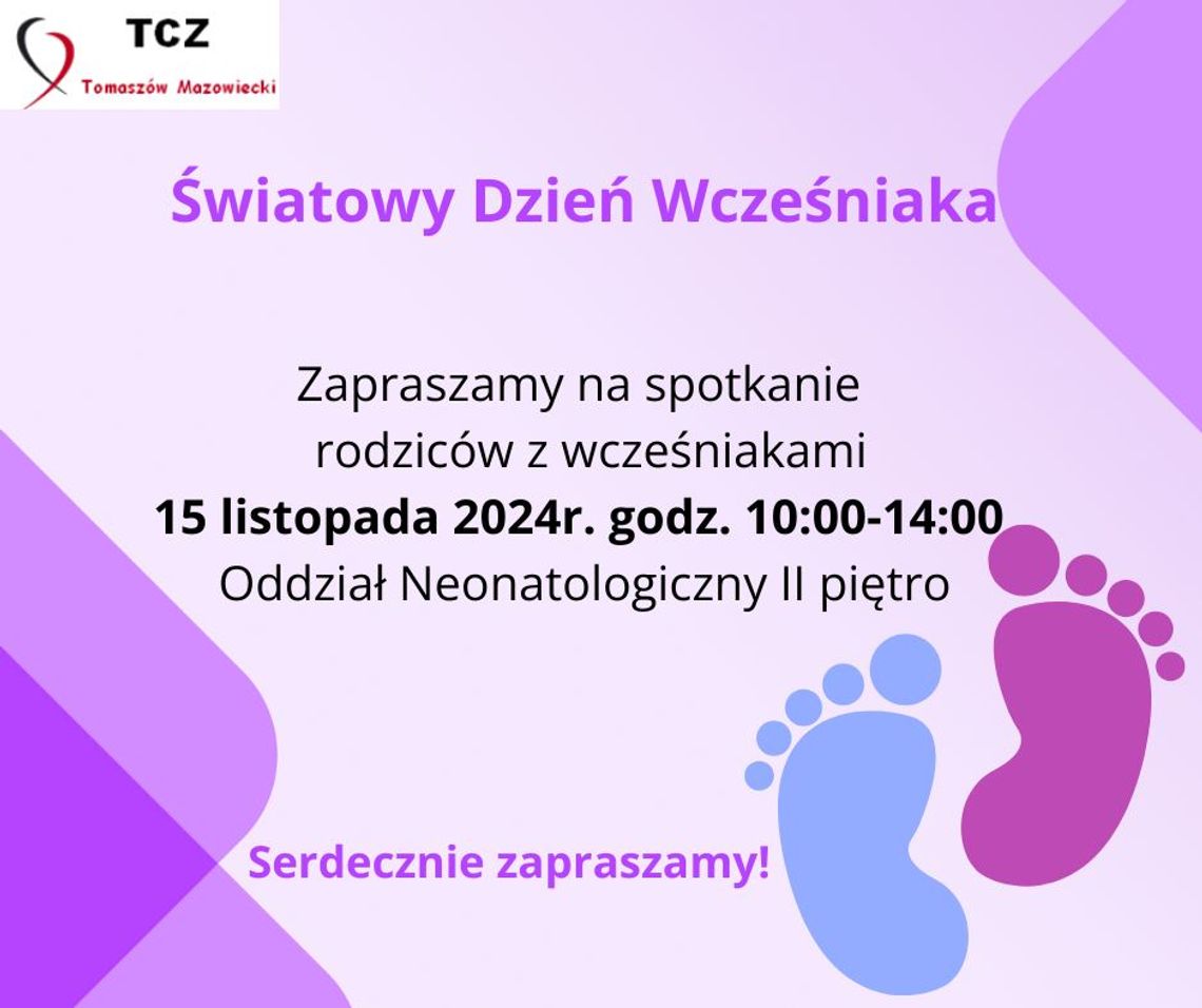 Światowy Dzień Wcześniaka w Tomaszowskim Centrum Zdrowia