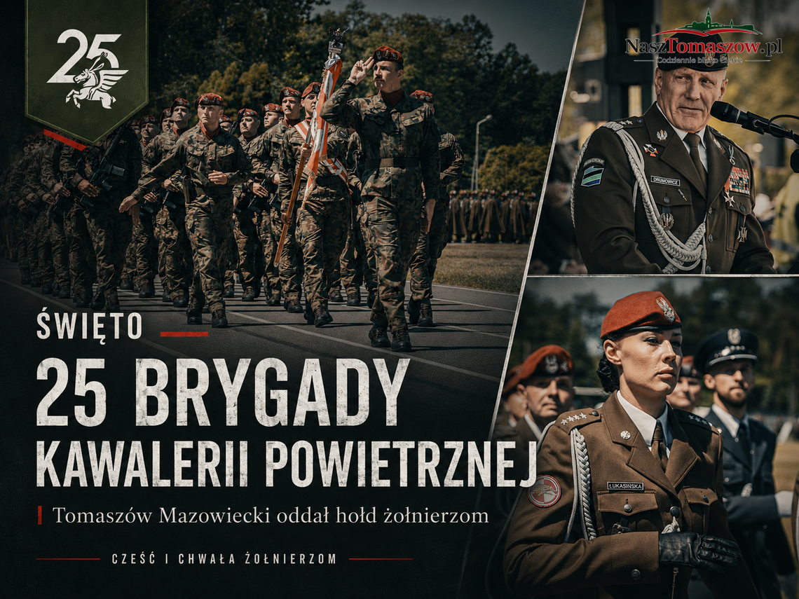 Święto 25 Brygady Kawalerii Powietrznej. Tomaszów oddał hołd żołnierzom, którzy służbę rozumieją dosłownie