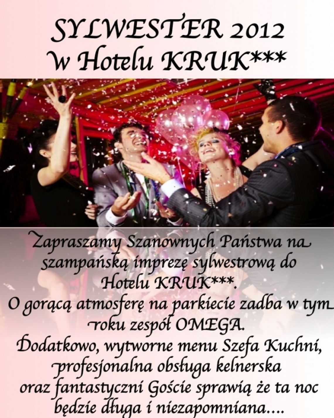 Sylwester w Kruku - ostatnie wolne miejsca