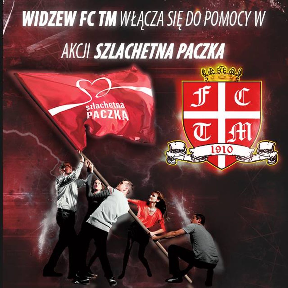 Szlachetna paczka kibiców Widzewa