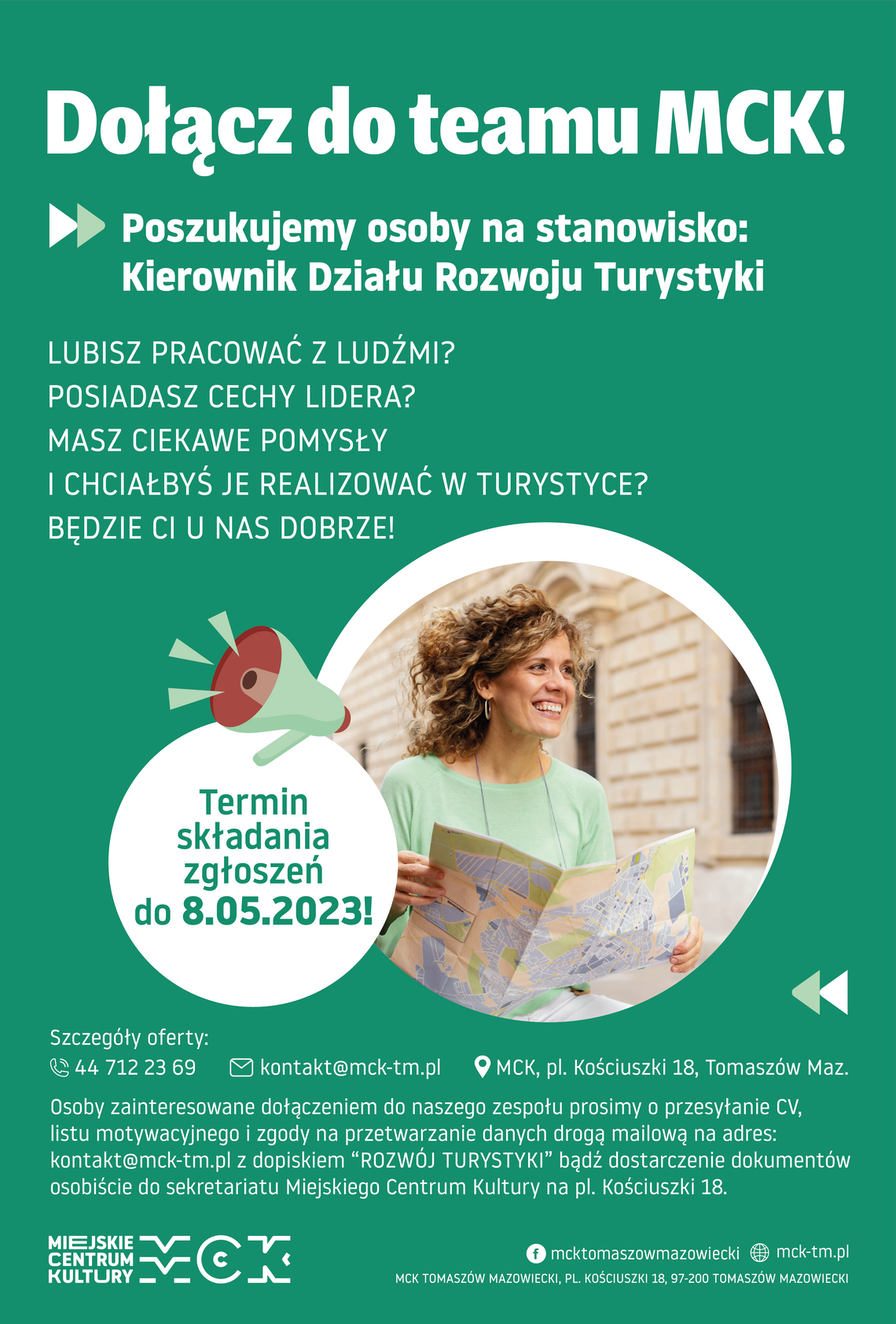 Szukasz pracy? Czeka na Ciebie! i to związana z kulturą i turystyką Szukasz pracy? Czeka na Ciebie! i to związana z kulturą i turystyką