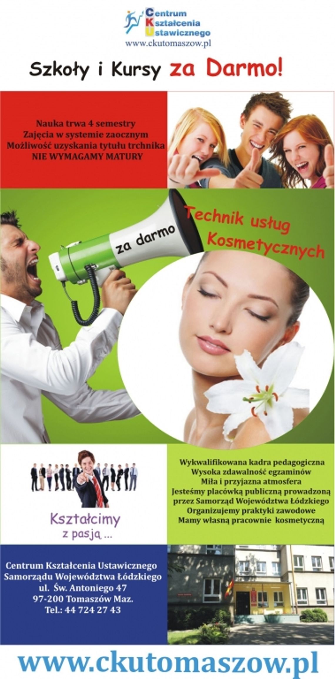 Technik usług kosmetycznych – zawód nadal pożądany! Za Darmo! Technik usług kosmetycznych – zawód nadal pożądany! Za Darmo!