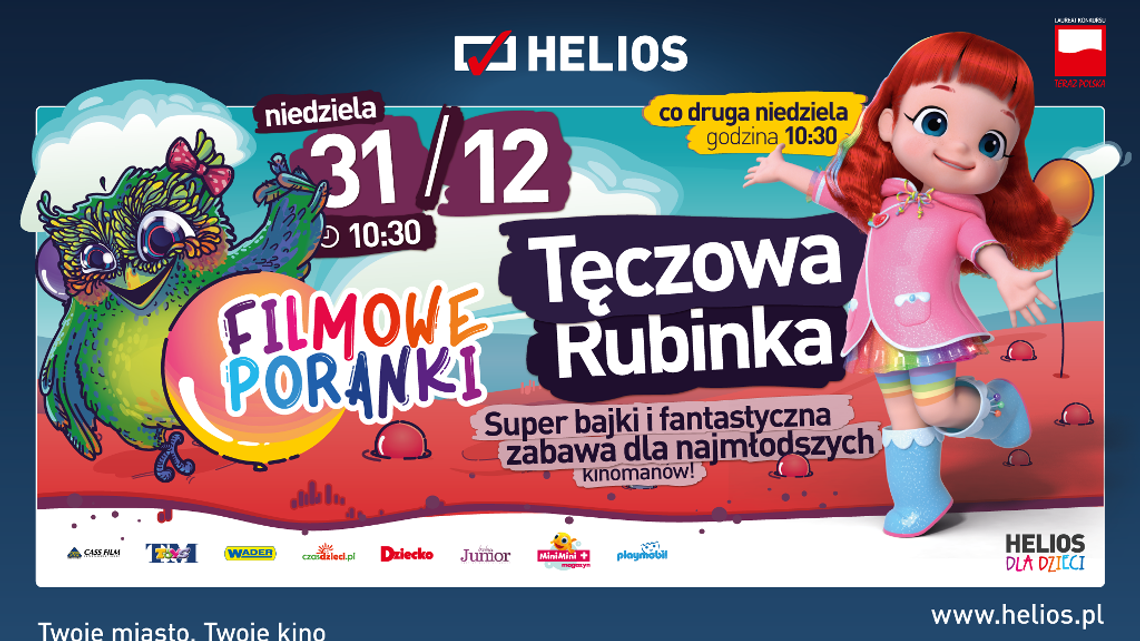 Tęczowa Rubinka na Poranku w Heliosie