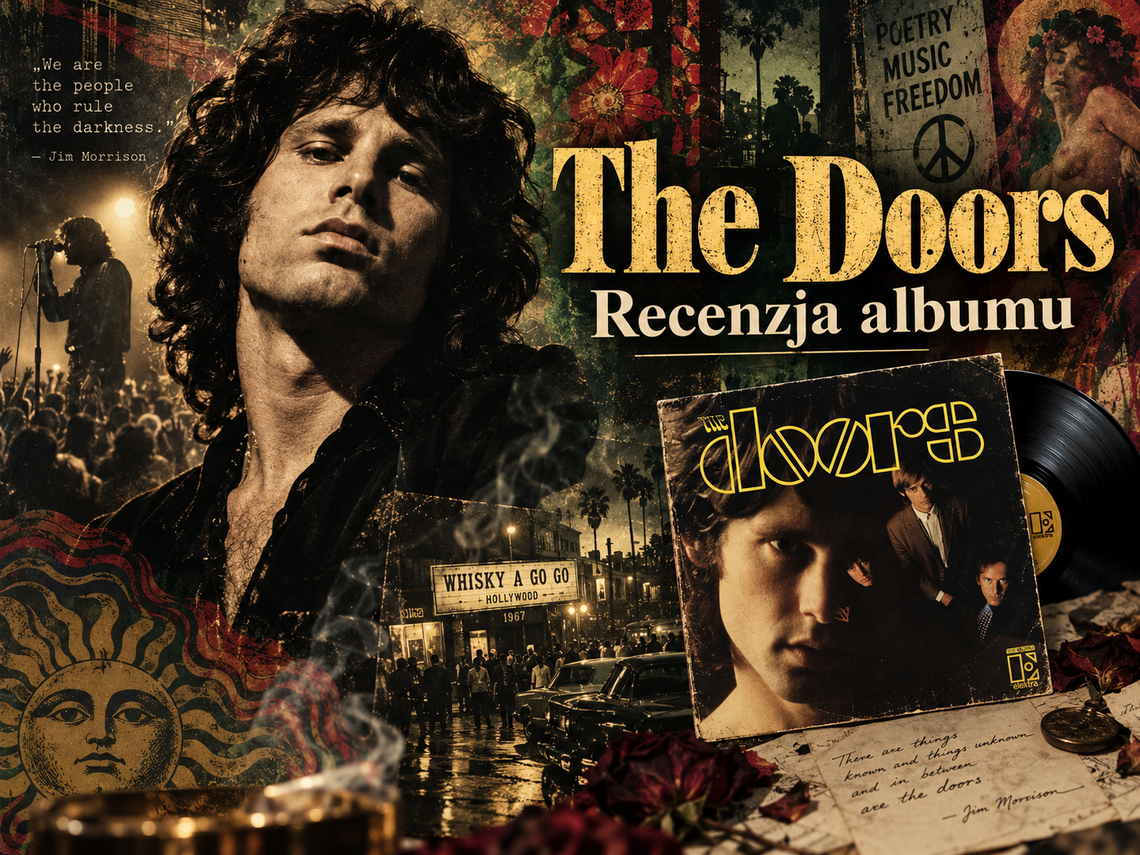„The Doors”. Otwórzcie drzwi percepcji. Po drugiej stronie czekają poezja, szaleństwo i śmierć „The Doors”. Otwórzcie drzwi percepcji. Po drugiej stronie czekają poezja, szaleństwo i śmierć