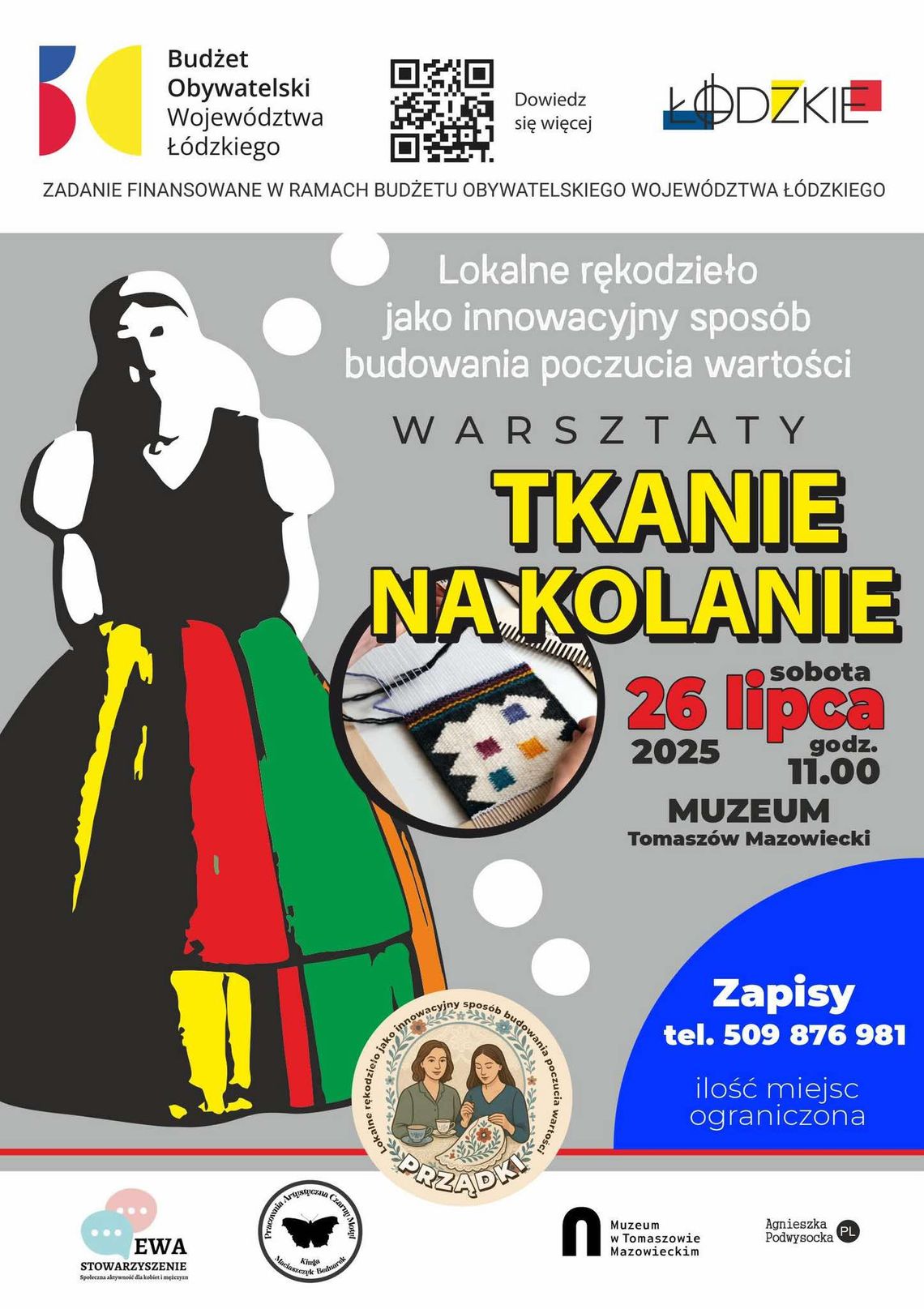 „Tkanie na kolanie” już 26 lipca w Muzeum! Rękodzieło łączy pokolenia w Tomaszowie Mazowieckim „Tkanie na kolanie” już 26 lipca w Muzeum! Rękodzieło łączy pokolenia w Tomaszowie Mazowieckim