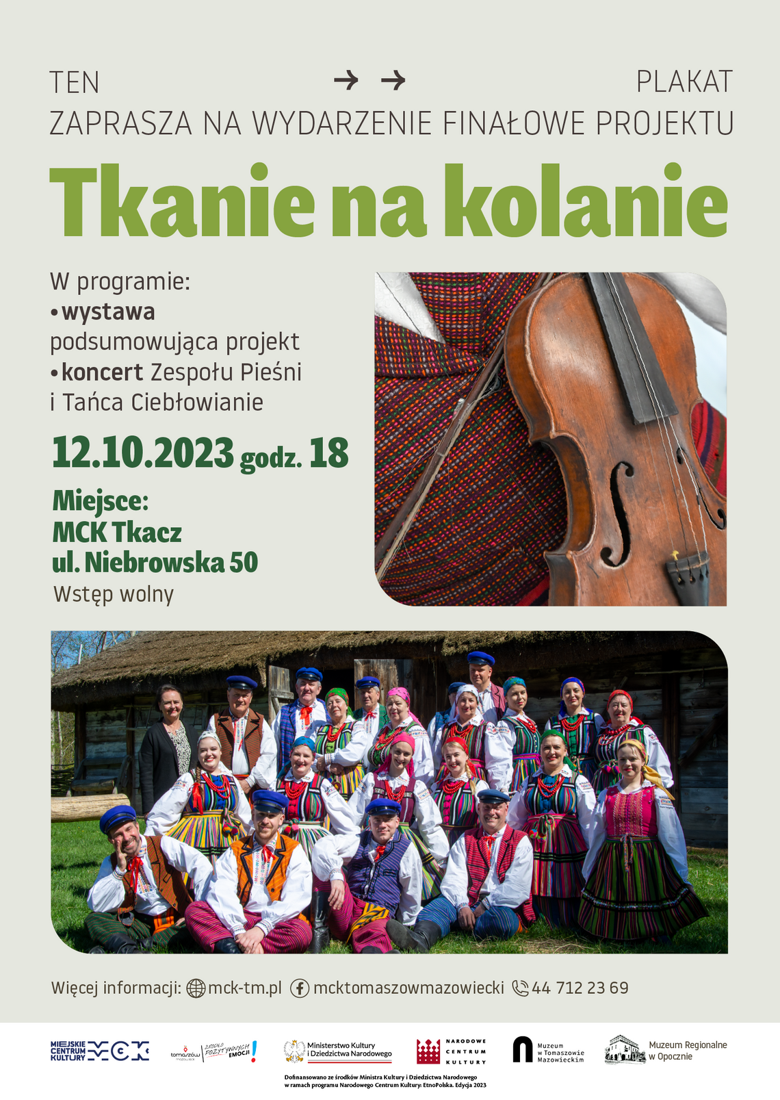 "Tkanie na kolanie" - zaprazamy na podsumowanie