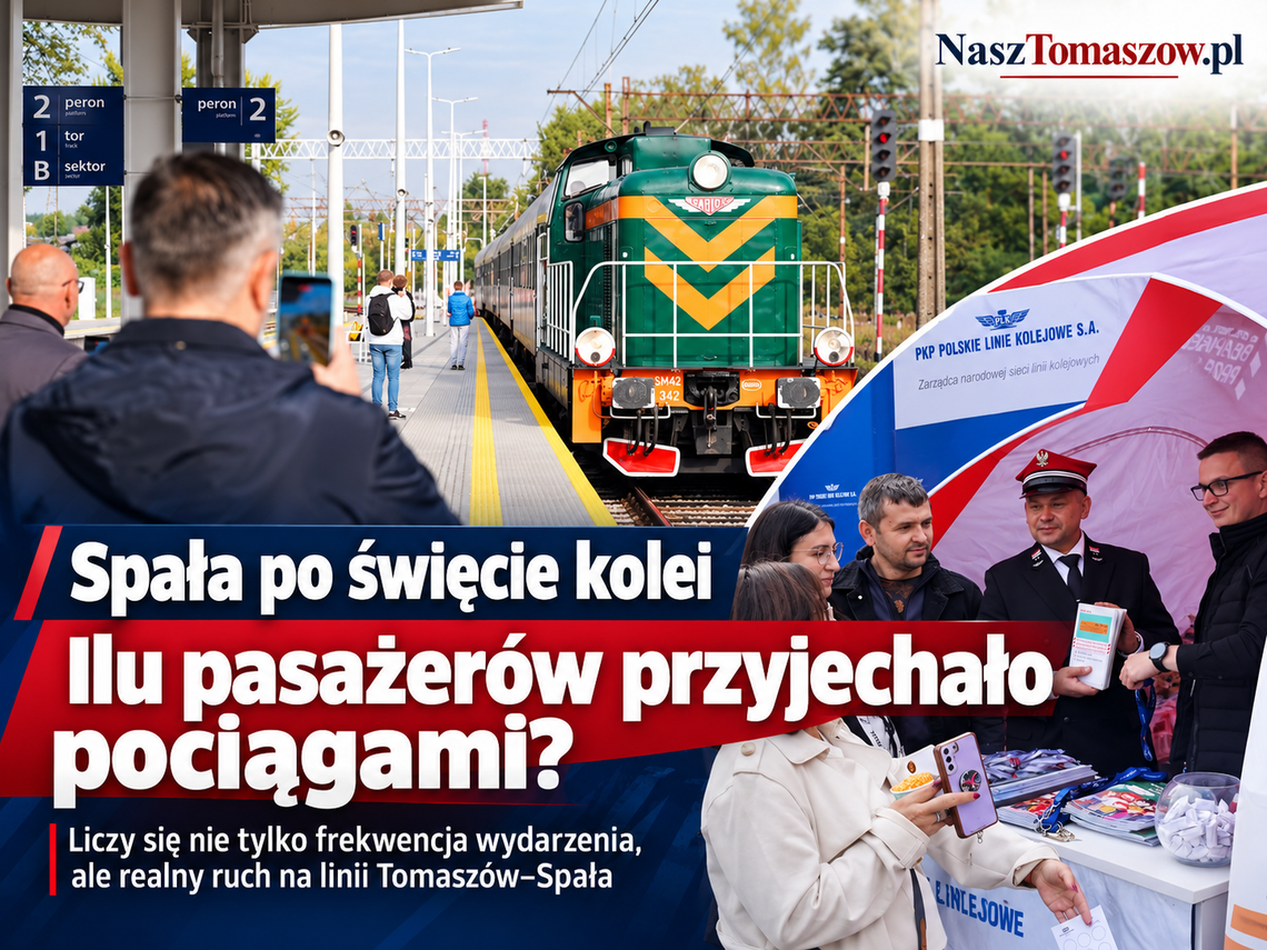 Tłumy w Spale, ale ilu przyjechało pociągiem? Najważniejszej liczby na razie brakuje Tłumy w Spale, ale ilu przyjechało pociągiem? Najważniejszej liczby na razie brakuje