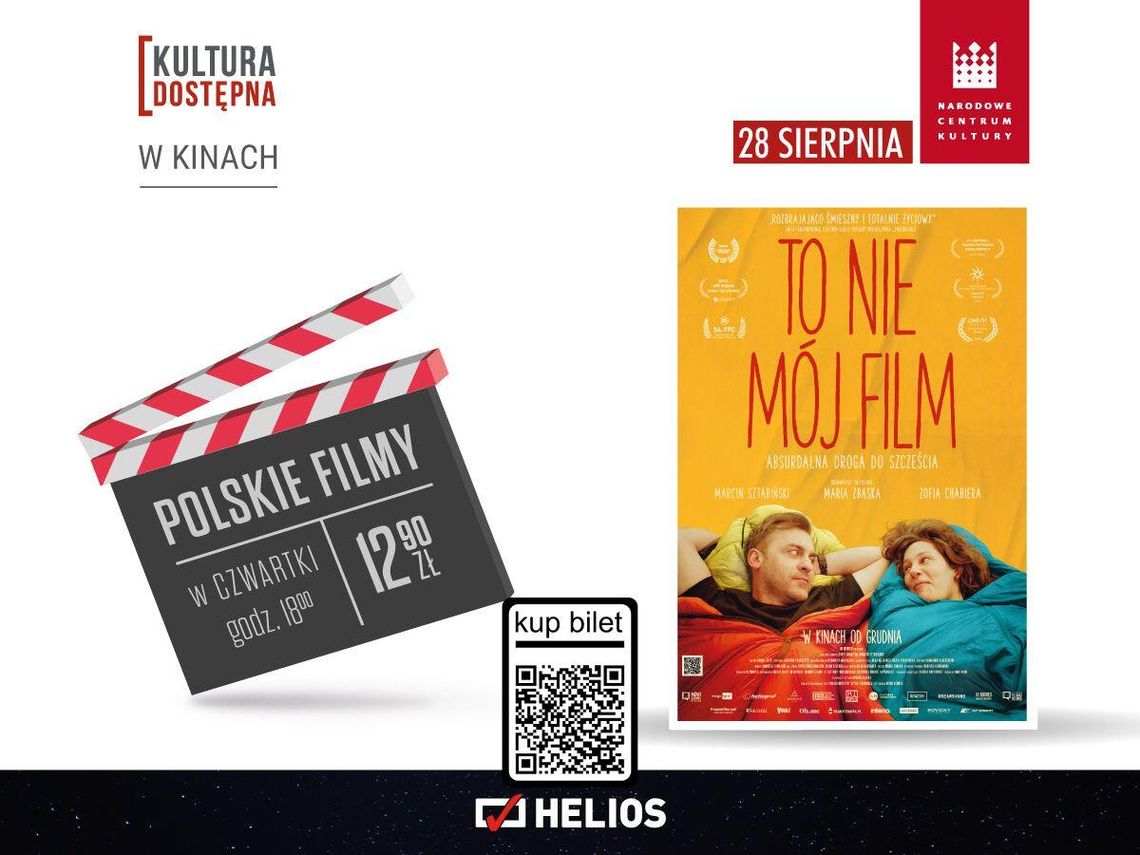 „To nie mój film” w ramach Kultury Dostępnej w Kinie Helios