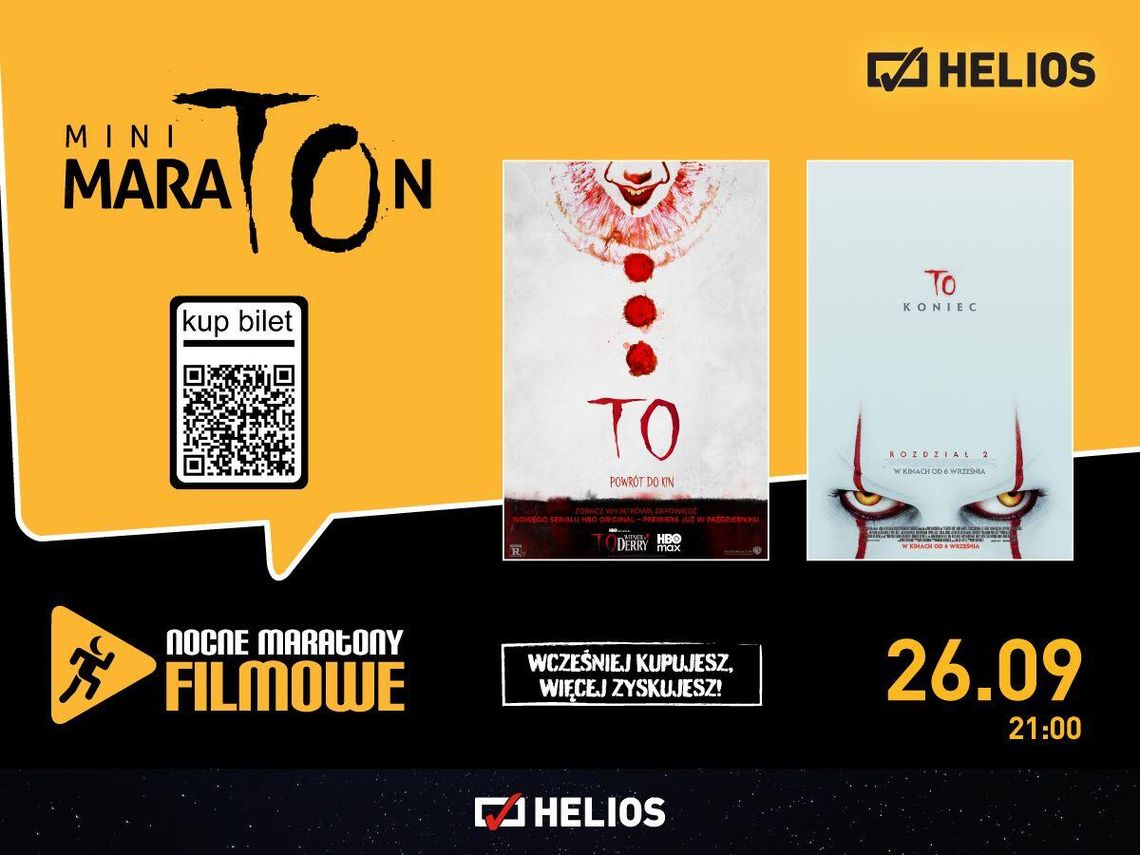 „TO” wraca do Heliosa. Mini maraton grozy z Kingiem – jak widzieli to krytycy i widzowie „TO” wraca do Heliosa. Mini maraton grozy z Kingiem – jak widzieli to krytycy i widzowie