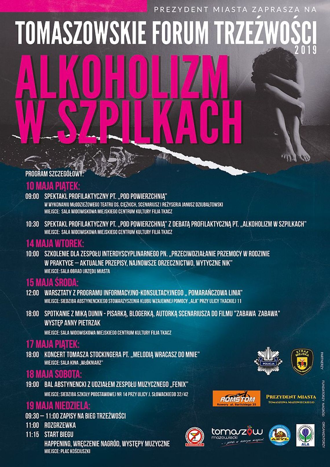 Tomasz Stockinger na Tomaszowskim Forum Trzeźwości