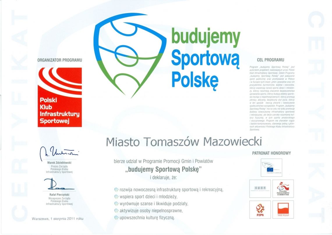 Tomaszów buduje &quot;sportową Polskę&quot;