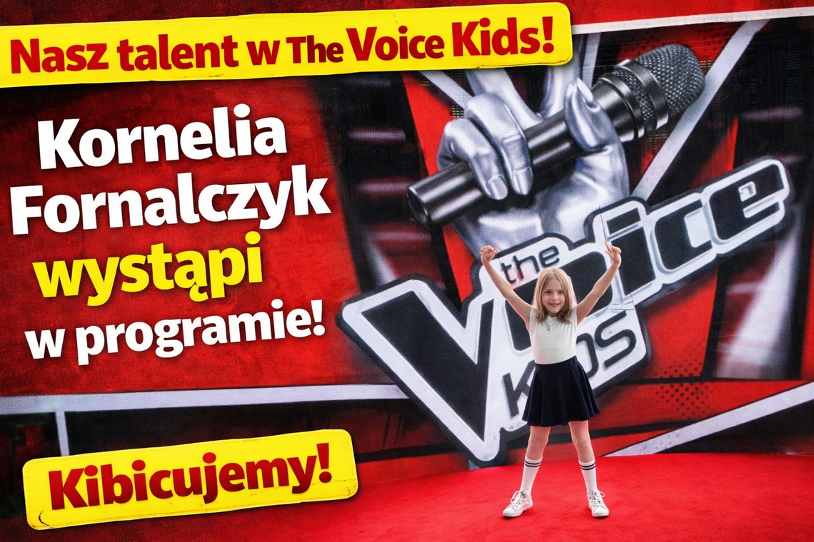 Tomaszów Mazowiecki kibicuje swojej reprezentantce. Kornelia Fornalczyk w „The Voice Kids”