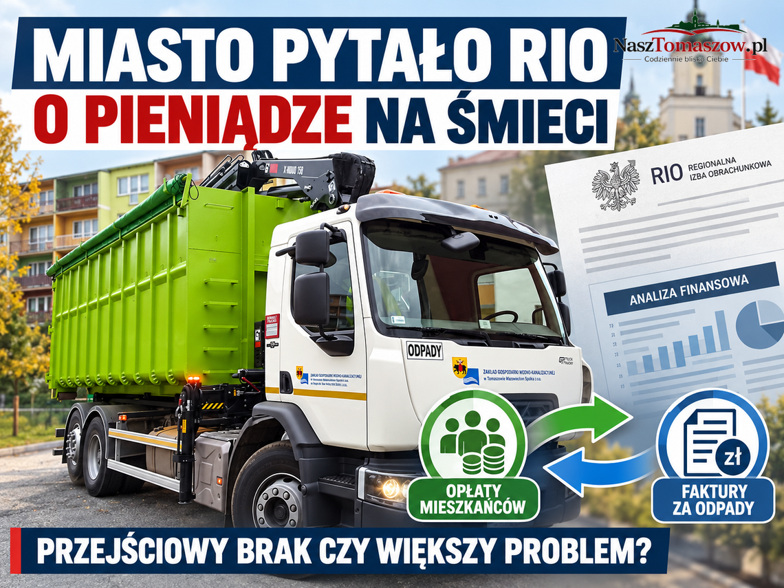 Tomaszów pytał RIO, czy może płacić za śmieci z innych pieniędzy. Dlaczego? Tomaszów pytał RIO, czy może płacić za śmieci z innych pieniędzy. Dlaczego?