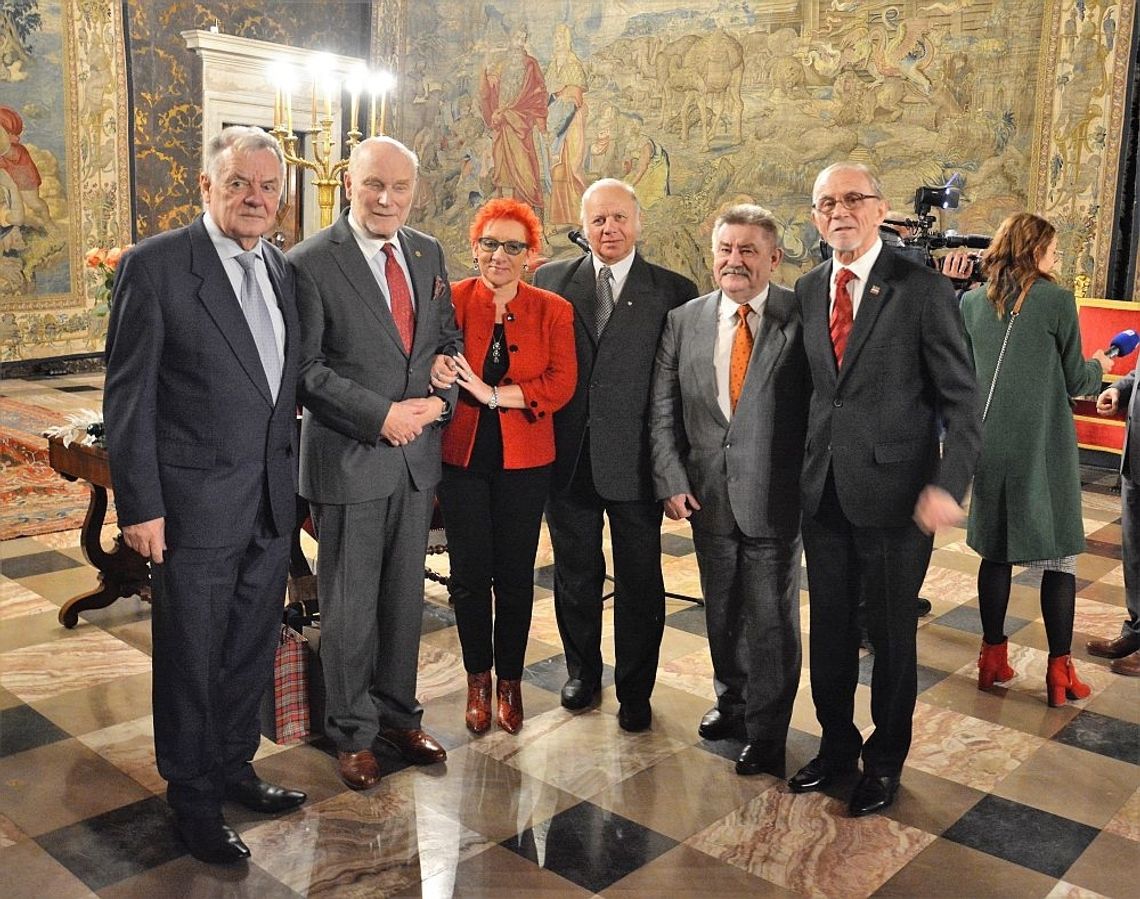 Tomaszowianie na jubileuszu prof. Jana Ostrowskiego