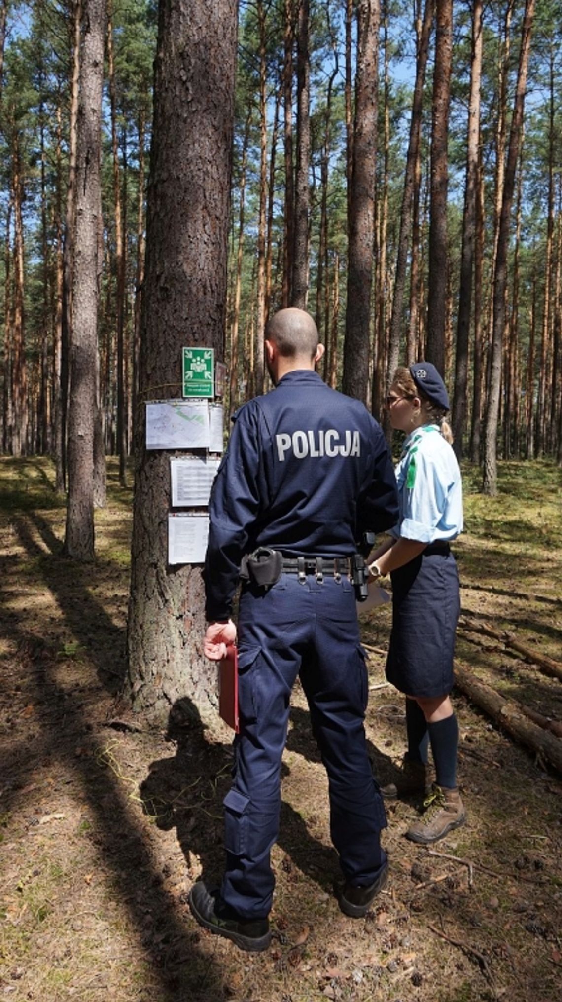 Tomaszowscy policjanci dbają o bezpieczeństwo obozowiczów