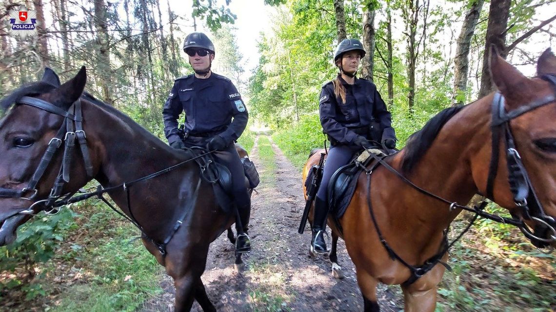 Tomaszowscy policjanci strzegą granicy z Białorusią