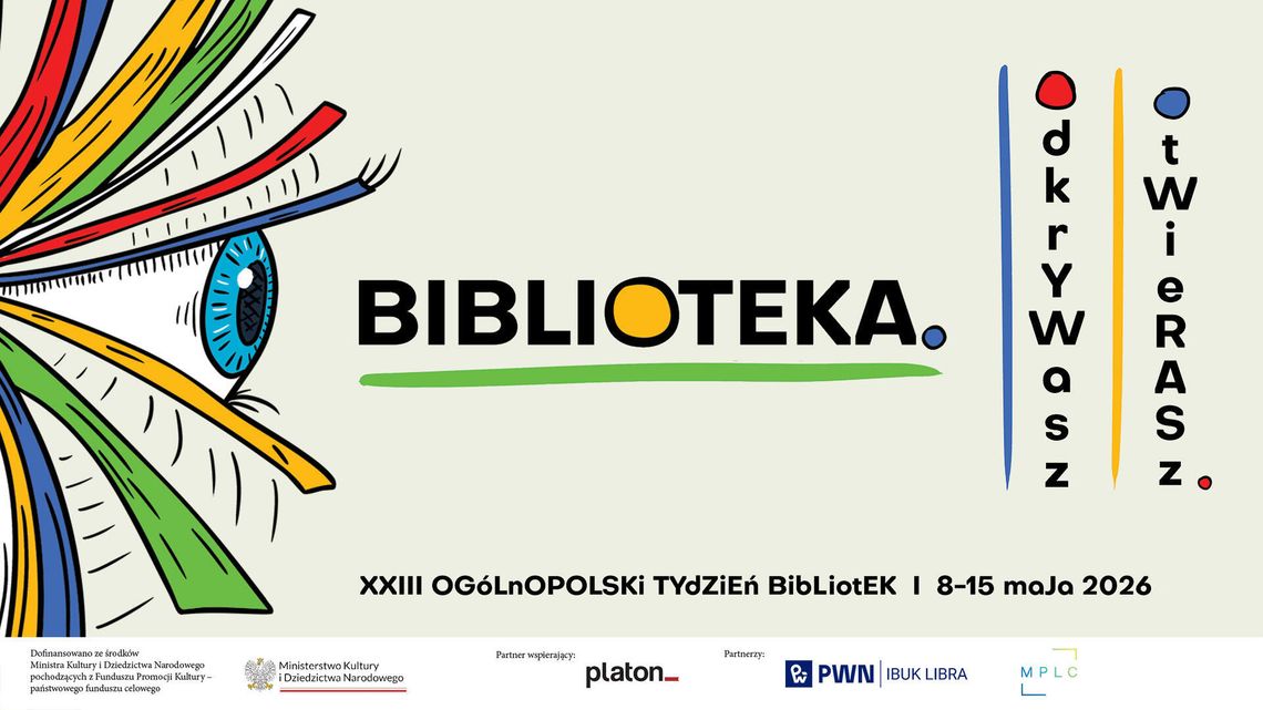 Tomaszowska biblioteka zaprasza na Tydzień Bibliotek 2026