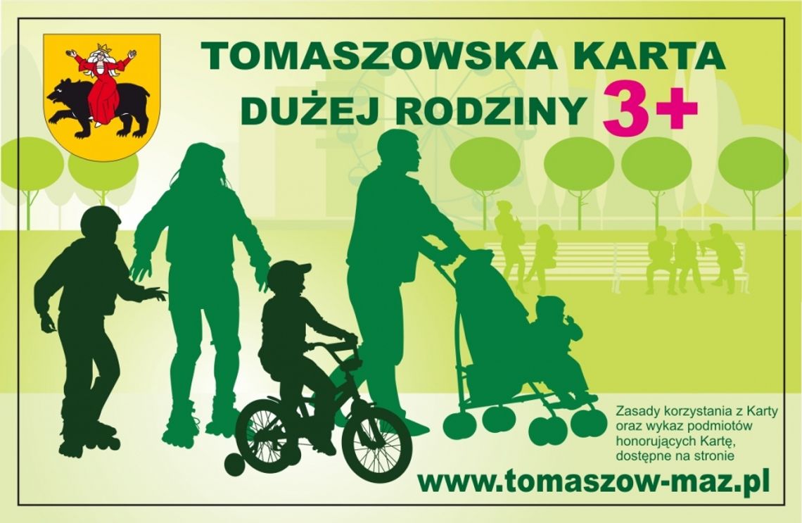 Tomaszowska Karta Dużej Rodziny - znamy już projekty graficzne