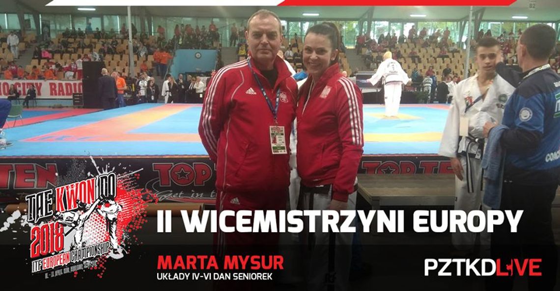 Tomaszowska policjantka wicemistrzynią Europy w Taekwon-do