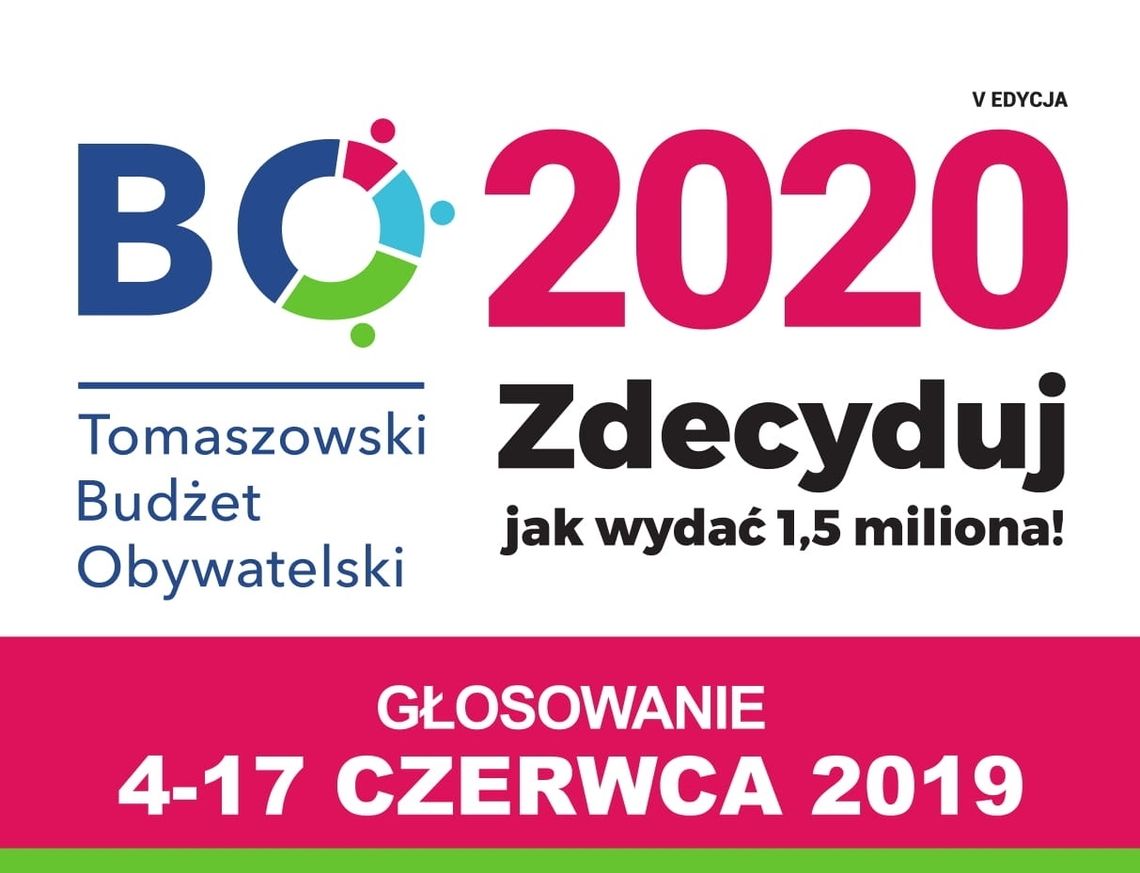 Tomaszowski Budżet Obywatelski. Głosowanie potrwa do 17 czerwca