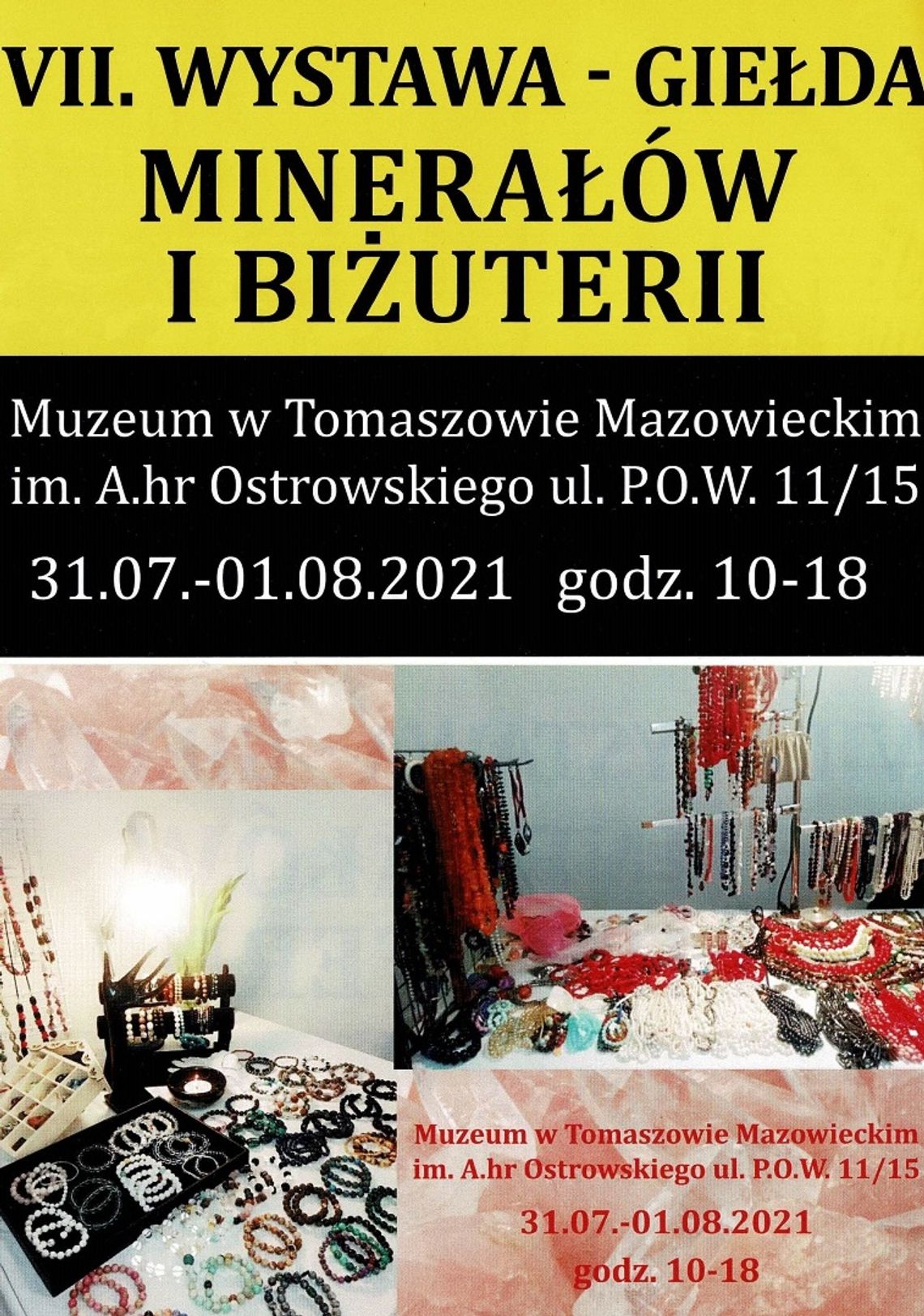 Tomaszowskie Muzeum zaprasza na Giełdę Minerałów 