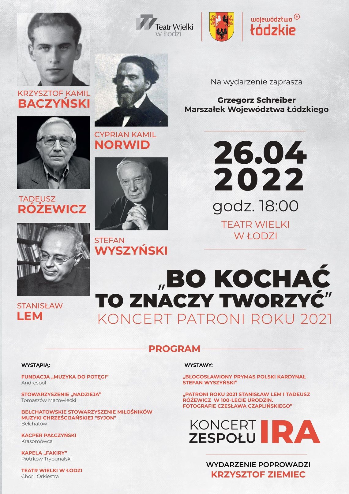 Tomaszowskie Stowarzyszenie „Nadzieja” w koncercie Patroni 2021