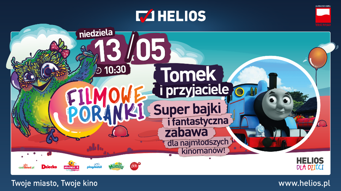Tomek swoją stację ma w kinach Helios!