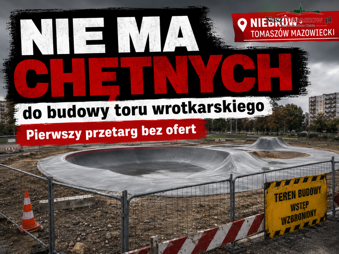 Tor wrotkarski na Niebrowie utknął przed startem. Pierwszy przetarg bez ani jednej oferty Tor wrotkarski na Niebrowie utknął przed startem. Pierwszy przetarg bez ani jednej oferty
