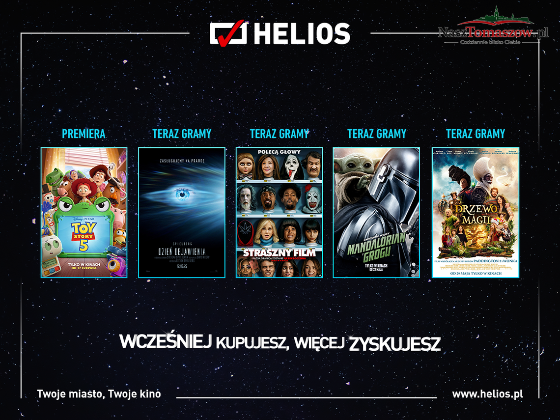 Toy Story 5, Grogu i „Pianista”. Helios zaprasza na tydzień pełen filmowych emocji Toy Story 5, Grogu i „Pianista”. Helios zaprasza na tydzień pełen filmowych emocji