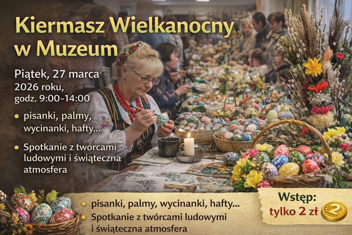 Tradycja, kolory i wielkanocny klimat – Kiermasz w Muzeum już wkrótce
