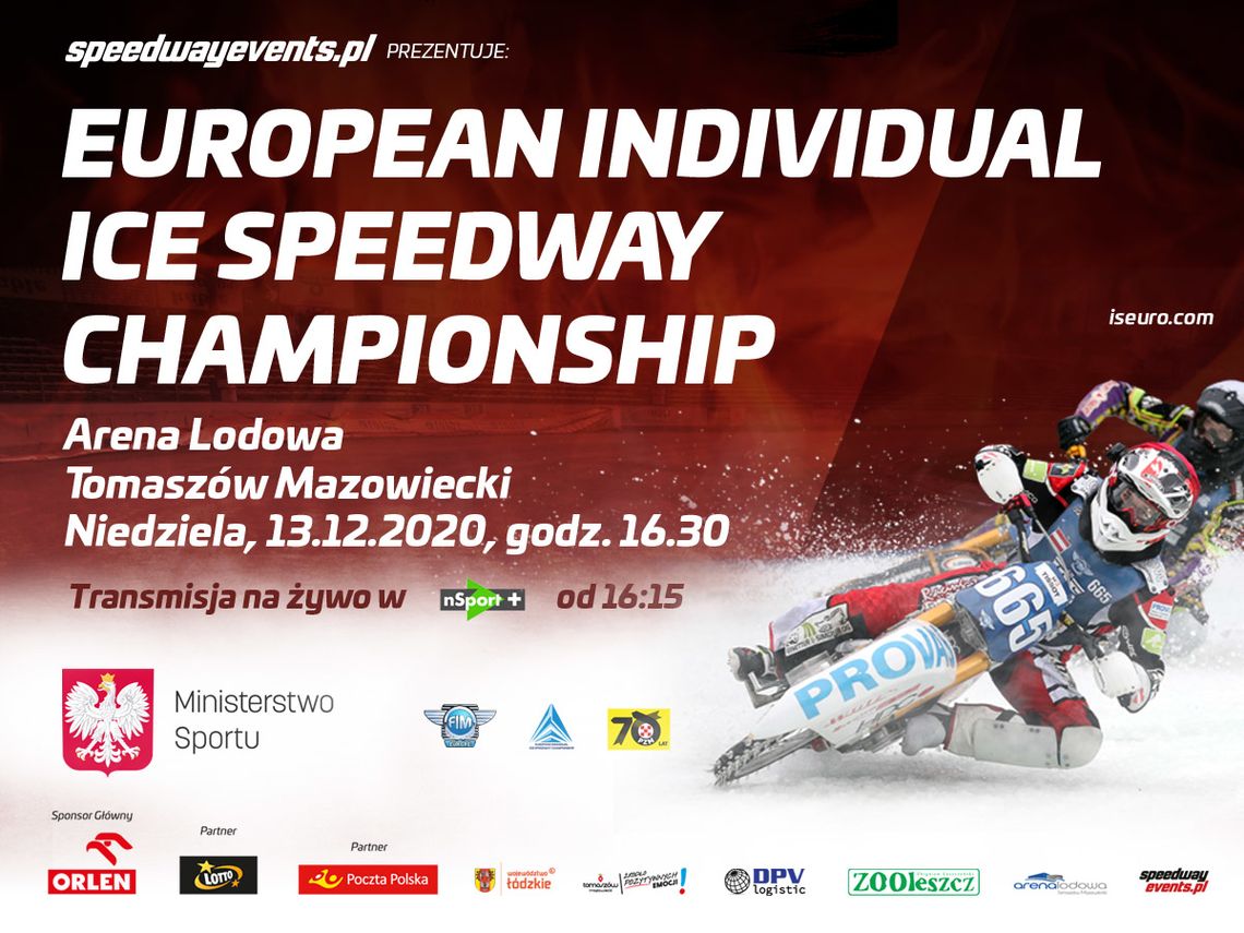 Transmisja z European Individual Ice Speedway Championship w nSport+