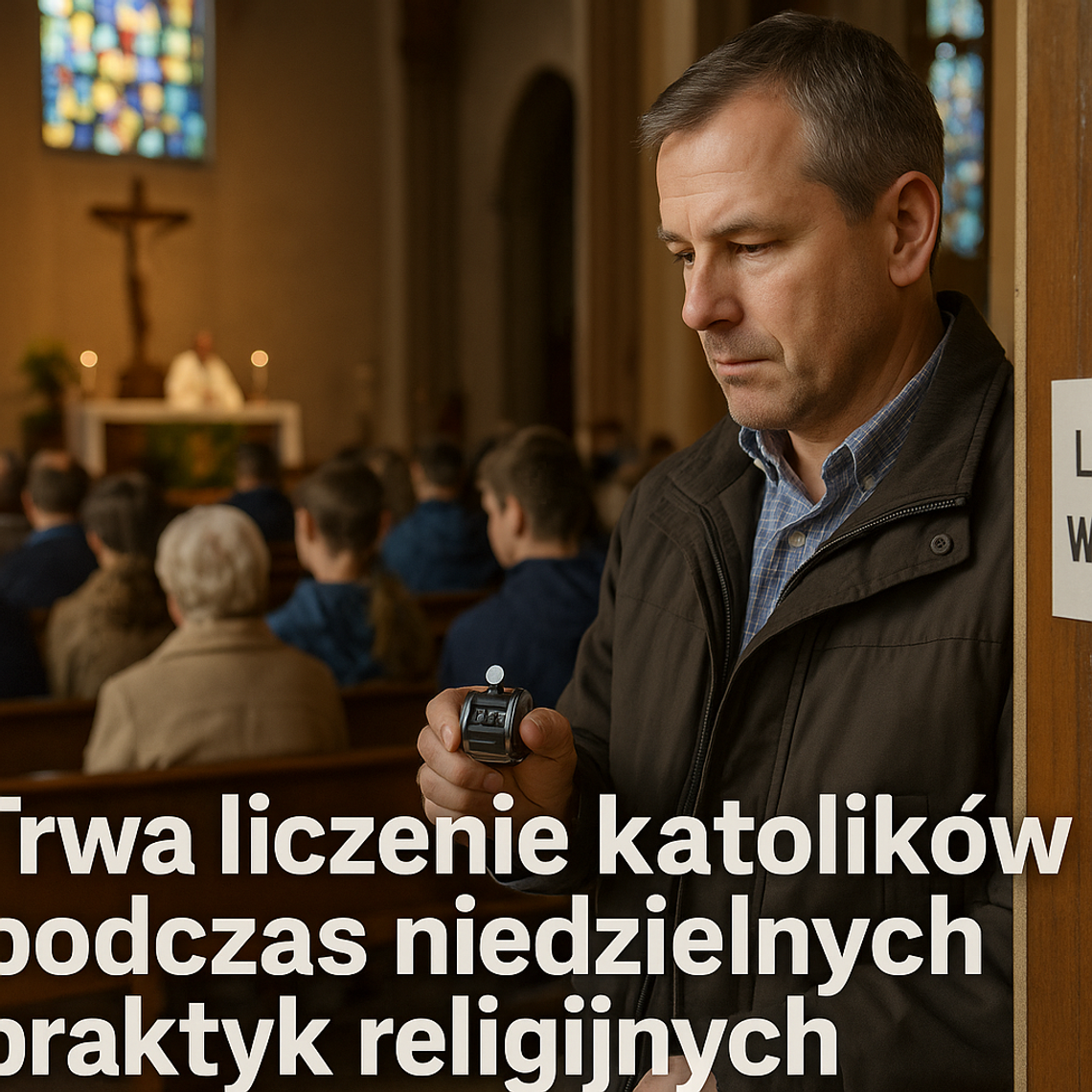 Trwa liczenie katolików podczas niedzielnych praktyk religijnych Trwa liczenie katolików podczas niedzielnych praktyk religijnych