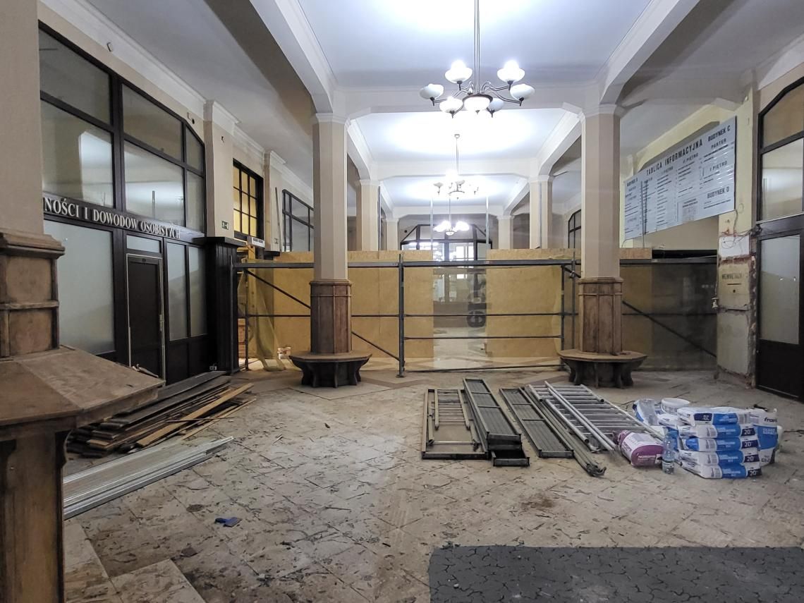 Trwa remont w Urzędzie Miasta