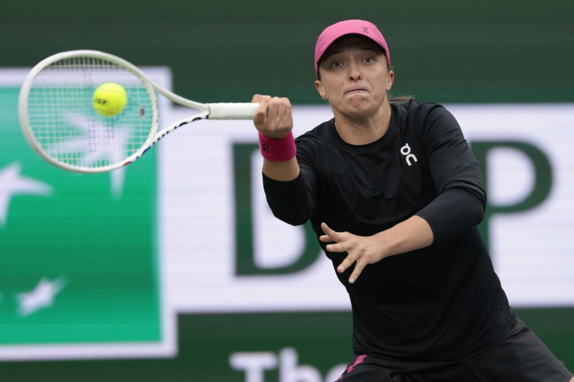 Turniej WTA w Indian Wells - Świątek awansowała do finału